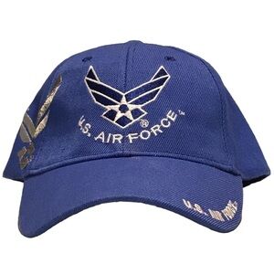 KYS Design USAF United States Air Force Adjustable Blue Ball Cap